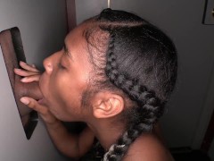 Hot Ebony Gloryhole - Screenshot 7 of 16 - Gloryhole