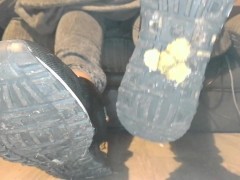 worship my dirty trainers and lick them clean!