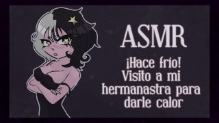 ASMR Español 🖤 Calentando la cama de mi hermanastra en una noche fría