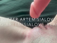 Artemisia Love POV_ playing with her wet pussy and her dildo_twitter:ArtemisiaLove9