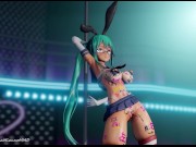 Preview 2 of Squirt Dance - Kagura Suzu (Shimakaze cosplay) | Vtuber MMD R-18