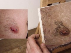 JOI OF PAINTING EPISODE 80 - Chest Hair Play and Finish
