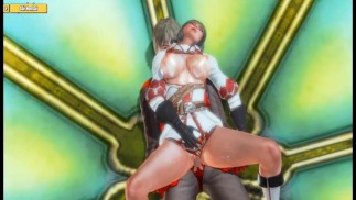 Hentai 3D - 圣骑士和魔术师女孩。