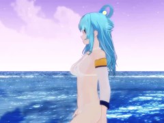MMD R18 Aqua Konosuba Sexy Walk