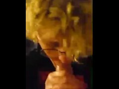 Naughty MILF schoolteacher Sucking His Sloppy Cock Till He Cums!
