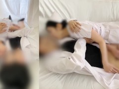 【新人看護師は、医者の射精係】「先生、今日もまんこ使って下さい」患者が使うベッドでちんこ挿入 - Screenshot 2 of 16 - 言葉責め