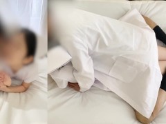 【新人看護師は、医者の射精係】「先生、今日もまんこ使って下さい」患者が使うベッドでちんこ挿入 - Screenshot 6 of 16 - 個人撮影