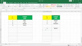 HOW GENARATE AUTO SL NO IN EXCEL