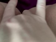 Preview 5 of POV Putting two fingers in my tight pussy