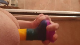 Трахнули в жопу в ванной
