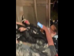 香港年輕夫婦自拍街外露出影片 - Screenshot 2 of 16 - Real Public Sex