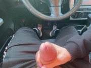 Preview 3 of A TRAVELER OFFERED TO HAVE Fuck IN THE CAR - PUBLIC SEX