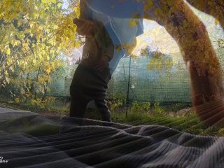 DICKFLASH in the_PARK: a Slutty Milf Can't Resist to Give a Me_a Hard_Titty Fuck