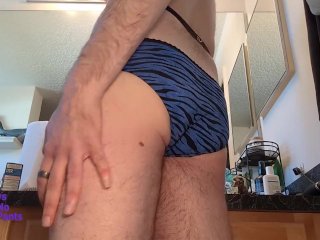 verified amateurs, solo male, anal only, cock cage