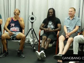 GanbangCreampie - Petite Small Tittied Babe Gets Ganbanged And Creampied Good