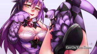 Stemhebbende Hentai JOI Monster Girl-Avonturen Interactief Pornhub-Spel