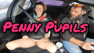 My boyfriend fingers My Pussy on the highway!