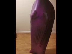 (preview) Kinky Girl Venus gets trapped in Latex Balloon, Masturbates and Moans