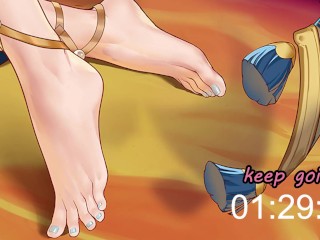 Anime Feet JOI Pour Pousser Votre Dépendance Aux Pieds (femdom, Domination, Fétichisme Des Pieds, Dégradation, Bordure, C