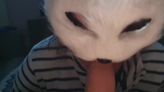 My beautifull silverfox gives me sensual blowjob and take my load to her mouth...