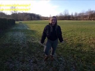 Public Park Fuck Me, Cum on Me, Piss on Me, Wet Myself