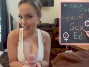 Preview 1 of FRENCH STEPMOM TEACHES SEX ED - PART 1 - PREVIEW - ImMeganLive x WCA Productions Kyle Balls