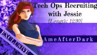 Final Fantasy reclutamiento de operaciones tecnológicas con Jessie (vista previa)