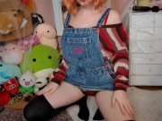 Preview 1 of Living doll plays with toys - MisacosplaySwe