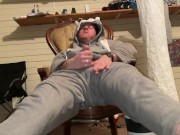 Preview 3 of Furry Suit Wank | Amateur Male Masturbation Cosplay
