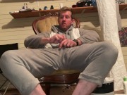 Preview 5 of Furry Suit Wank | Amateur Male Masturbation Cosplay