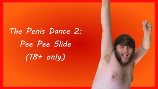 De penisdans #2: plas plassen glijbaan