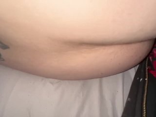 anal sideway, big ass, anal, interracial