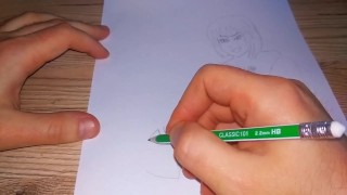 Anime hentai meisje plaste op het gezicht van haar vriend!! Gouden douche