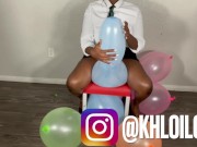 Preview 6 of KHLOÍ LOON SITS 2 POP PUNCH BALLOONS