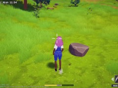 Mating Season [ Hentai Game PornPlay ] Ep.1 Ebony futanari farm girl breeding a wild neko