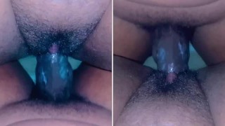 BBC Pulling Out Some Slick Creamy Pussy In Double POV