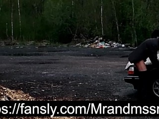 Fucked Russian MILF on the Road