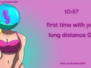 Preview 1 of Audio: First Time With Your Long Distance GF