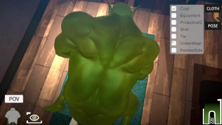 Anime Tiger Police Woman Gets Massage From Huge Ogre