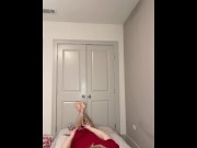 Crossdresser self bondage gone wrong