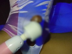 ツルテカ竿出し競泳水着着用でちんこビンビン！電マオナニー【男の娘】【サテン】【ｶｯﾁｶﾁ勃起ん勃起ん🎵】 - Screenshot 15 of 16 - Luster