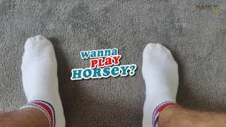 STEP GAY DAD WANNA PLAY HORSEY WE ALL HAVE CORE MEMORIES THAT HELP CREATE OUR FOOT FETISHES