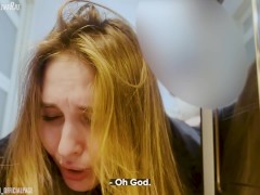 Stepmom got stuck in the dishwasher, I decided to fuck her