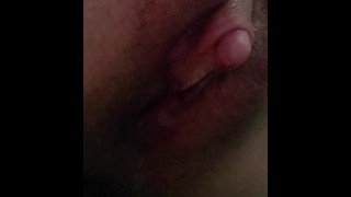 FTM Loud Orgasms From Hitachi Wand On Big Clit