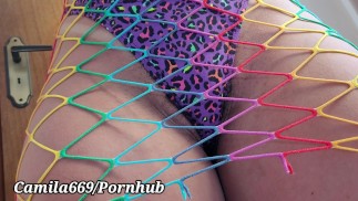 Hot babe pussy biting