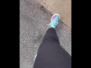 Pissing on The Floor of a Dirty Port-a-Potty