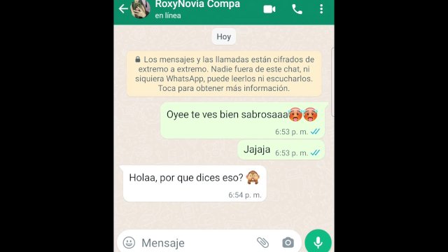 Whatsapp con la novia de mi amigo FINAL INESPERADO!!!