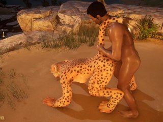 Hunter Did Not Return Cheetah to_Zoo, Instead He Passionately FuckedHer Wild Life