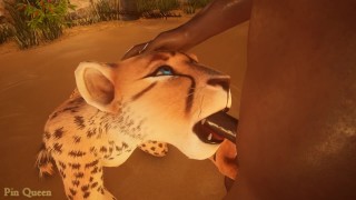 Instead Of Returning The Cheetah To The Zoo Hunter Passionately Fucked Her Wild Life