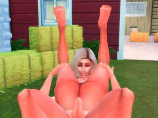 Freaky Farmer #1 - Horny Girl_Rimming Hot Farmer - Impregnation - Lets Play SIMS_4 - 7DeadlySims